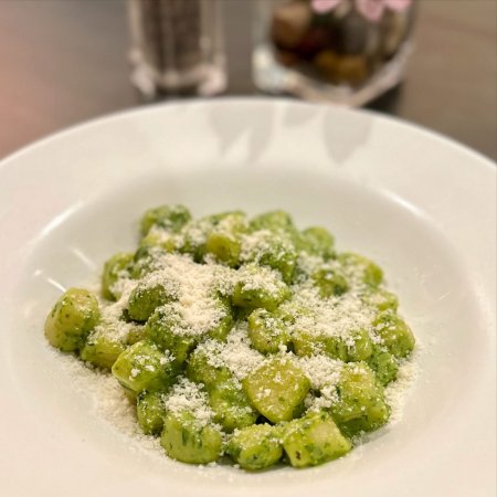 Your favorite and ours, house-made potato gnocchi! 💚 Va Bene Instagram Photo: Your favorite and ours, house-made potato gnocchi! 💚