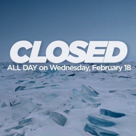 Va Bene Instagram Photo: Va Bene will be CLOSED all day on Wednesday, February 18, due to blizzard conditions. We apologize for the inconvenience and plan to reopen with normal hours 11am Thursday. Be safe and stay warm!