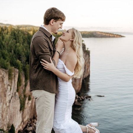 Va Bene Instagram Photo: Just a glimpse of what’s to come. 

Our weekend trip to Duluth gave us a taste of our special day. 

We rose early in the morning, taking the northbound road most of our friends and relatives will tak