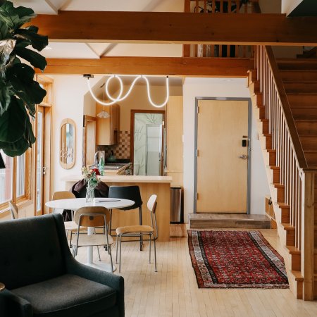 Va Bene Instagram Photo: 🌟 New Airbnb alert in Duluth 🌟

We were so excited to visit the mullberryloft , and wow, this space is an absolute dream! Surrounded by stunning views of Lake Superior, it truly captures the beauty of